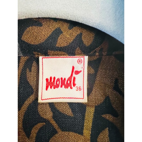 Vintage 80s Mondi Escada Floral Art Blouse Buttons Down Shirt Size 36 Small - Picture 12 of 15